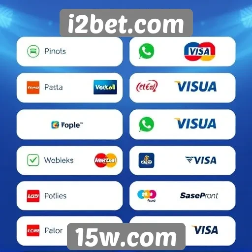 Métodos de pagamento disponíveis em i2bet.com